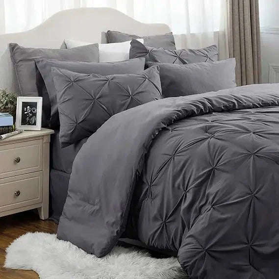 Comforter Set Lightweight Microfiber All-Season Comfort