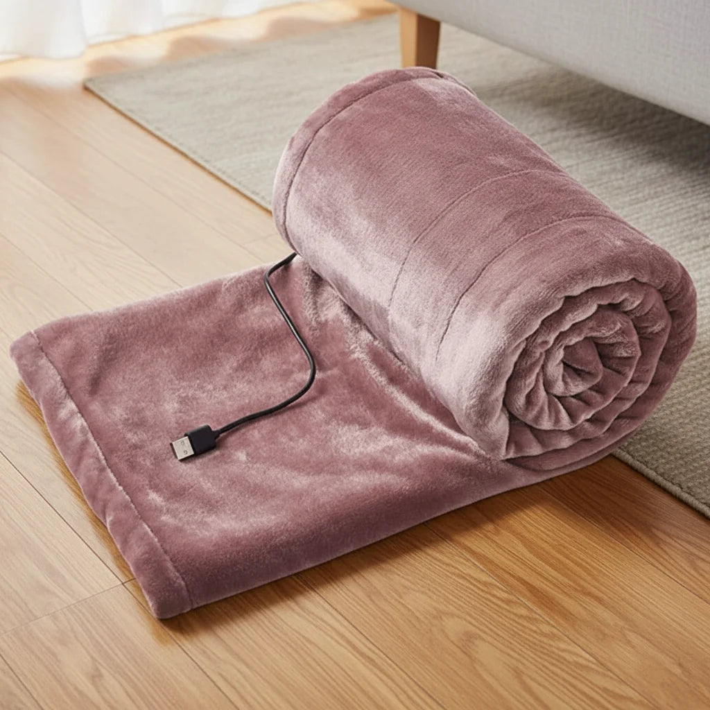 Heated Blanket USB Powered Three Heat Settings