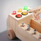 Busy Board Wooden LED Lights Fine Motor Skills