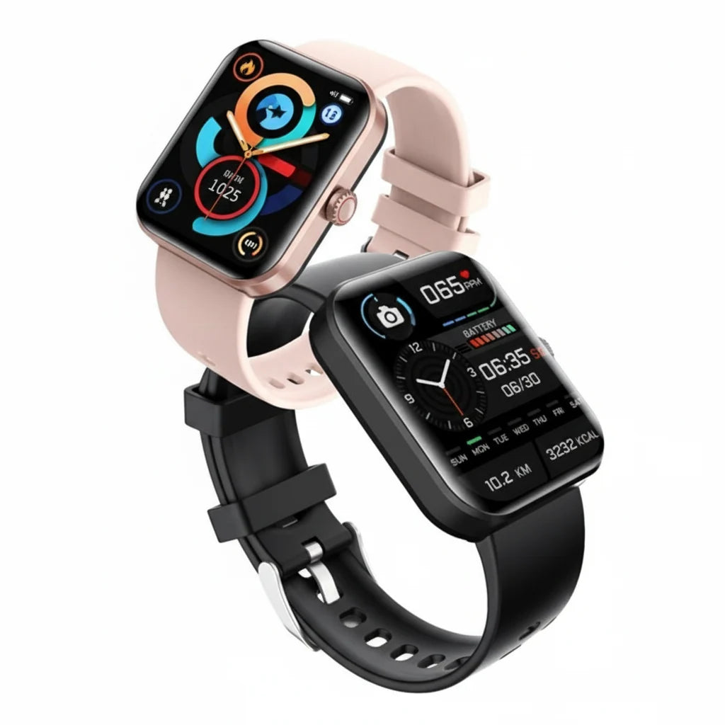 Smartwatch Non-Invasive Glucose Trend, Heart Rate & Sleep Tracking