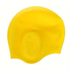 Swim Cap Silicone For Long Hair With Ear Pockets