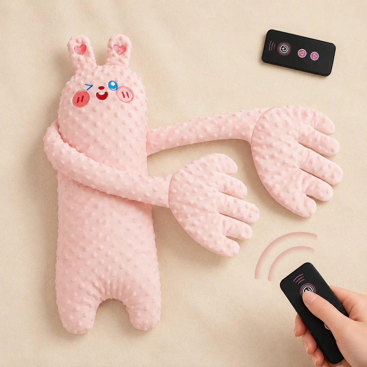 Soothing Plush Toy Rhythmic Patting 3 Modes USB Rechargeable