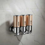 Soap Dispenser Wall-Mounted Stainless Steel 16.9 Oz Capacity