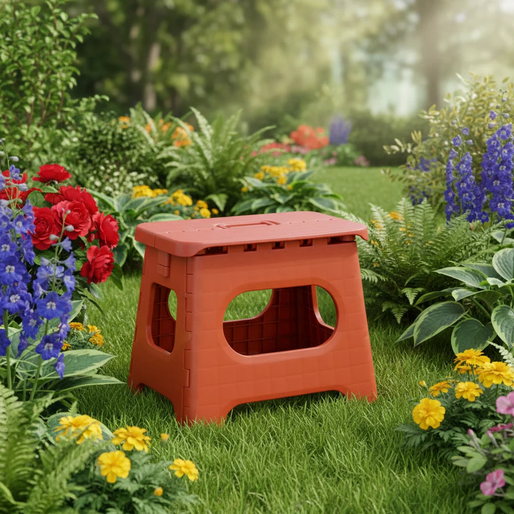 Folding Step Stool 300 lb Capacity Carry Handle