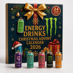 Advent Calendar Energy Drink Can Designs 24-Day Countdown