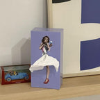 Tissue Box Plastic Rocking Design Decorative Accent