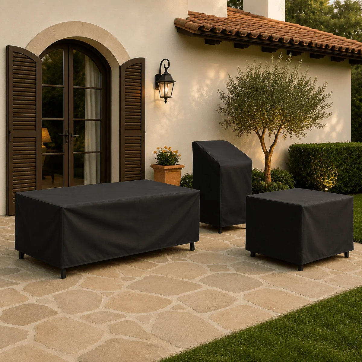 Garden Furniture Cover Water-Repellent Dust-Repellent Foldable