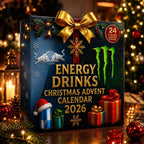 Advent Calendar Energy Drink Can Designs 24-Day Countdown
