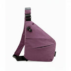 Crossbody Bag RFID-Blocking Cut-Resistant Strap Water-Repellent Fabric