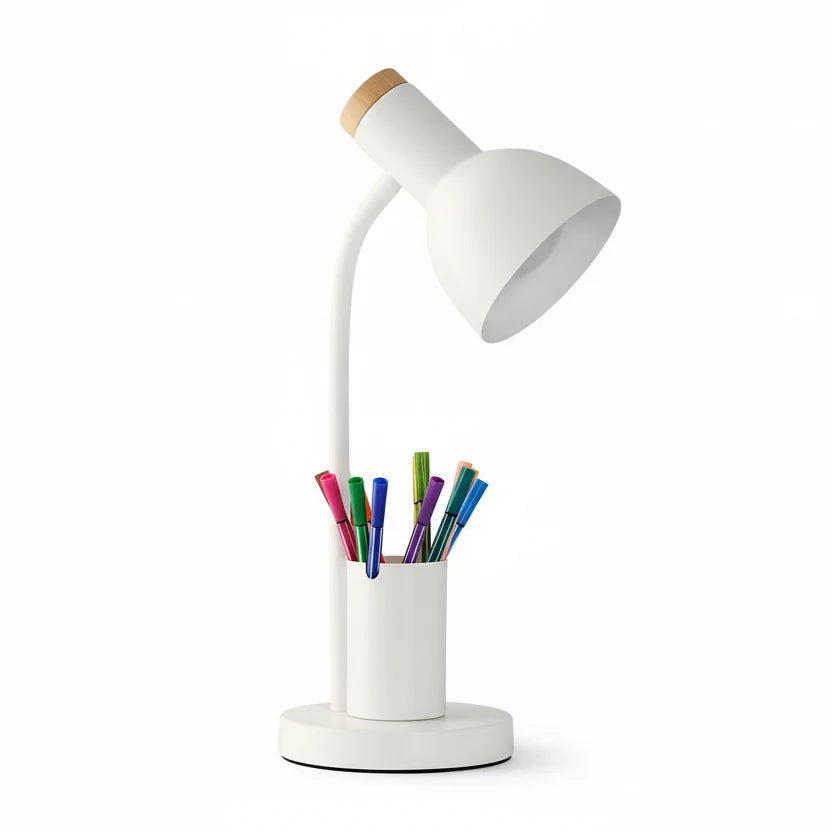 Desk Lamp LED With Built-In Pen Holder Three Color Temperatures