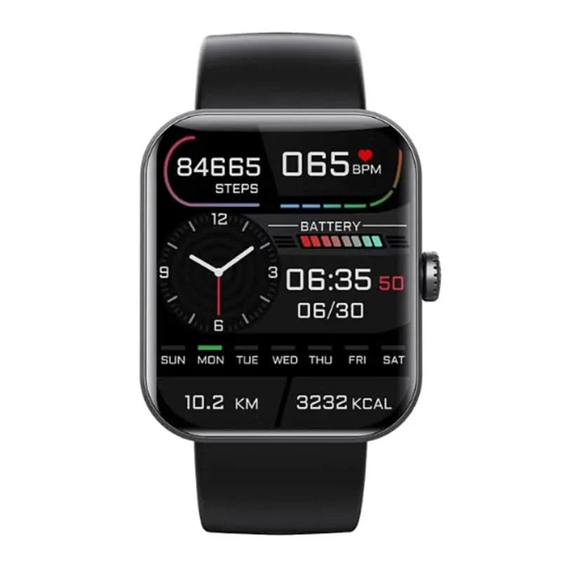 Smartwatch Non-Invasive Glucose Trend, Heart Rate & Sleep Tracking