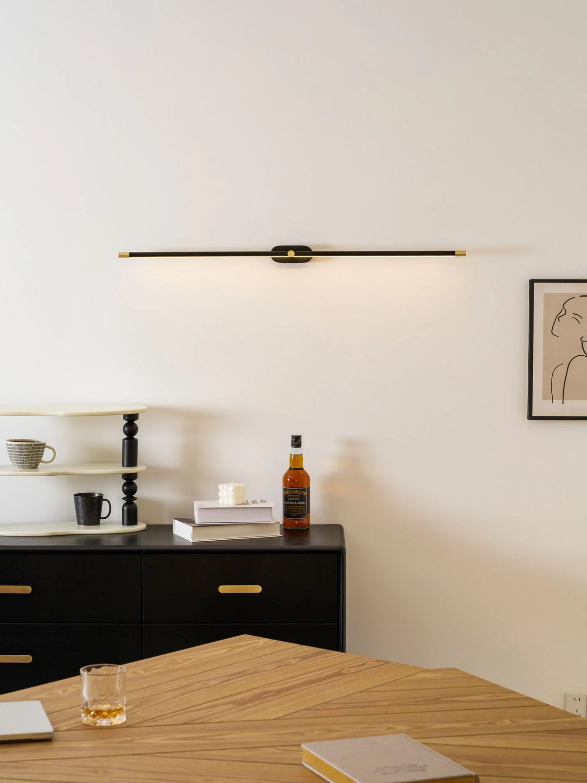 Wall Sconce USB Rechargeable 3-Color Light Remote Dimming