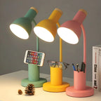 Desk Lamp LED With Built-In Pen Holder Three Color Temperatures