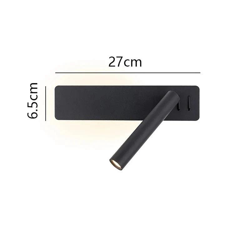Wall Lamp Rotating Head Warm & Cool Adjustable LED