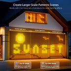 LED Net Lights RGBIC Dynamic Color Effects