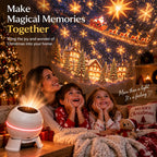 Christmas Light Projector Moving Patterns USB-Powered Indoor Decor