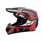 Dirt Bike Helmet Full Face Adjustable Visor Reinforced Chin Guard