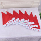 Santa Hat Soft Fleece Faux Fur Trim Pom-Pom