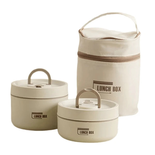 Insulated Lunch Box Stainless Steel Double-Walled Leak-Proof
