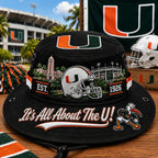Boonie Hat Football Helmet Design Wide Brim Adjustable Chin Cord