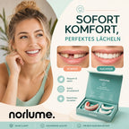 Denture Set Soft Flexible Silicone Upper & Lower Fit