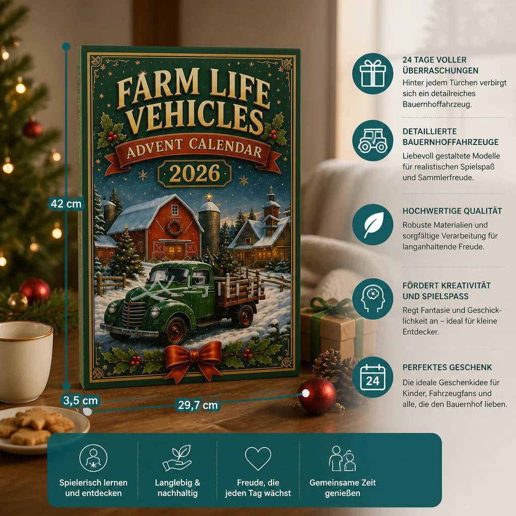 Advent Calendar Farm Vehicles 24 Daily Surprises