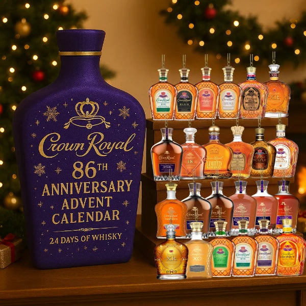 Advent Calendar 24 Decorative Mini Bottles Christmas Tree Ornaments