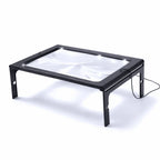 Tabletop Magnifier 3× LED Lights Foldable Design