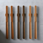 Shoehorn Extra-Long Walnut Wood Magnetic Storage