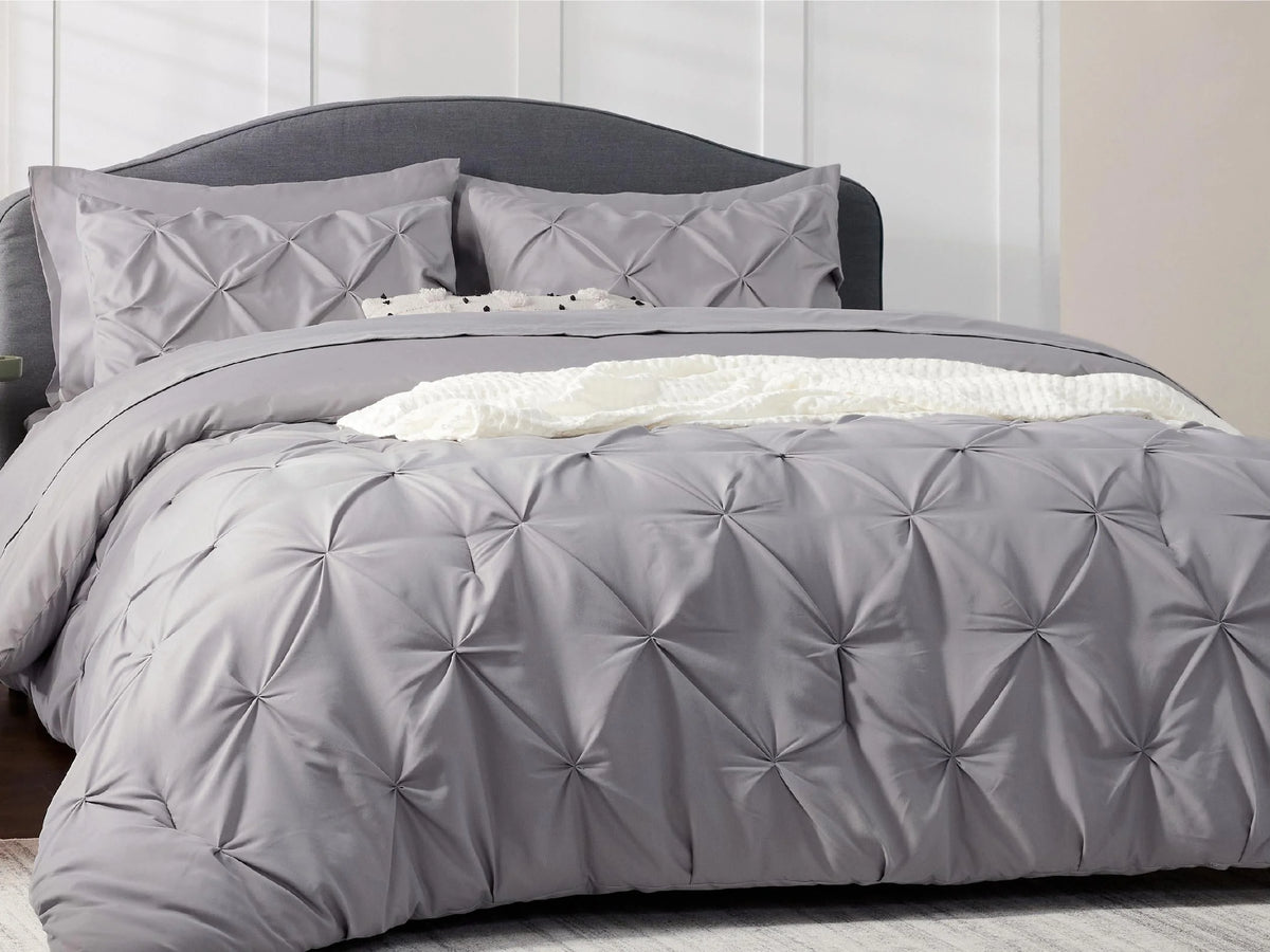 Comforter Set Lightweight Microfiber All-Season Comfort