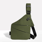 Crossbody Bag RFID-Blocking Cut-Resistant Strap Water-Repellent Fabric