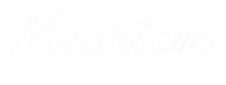 Meartom white logo